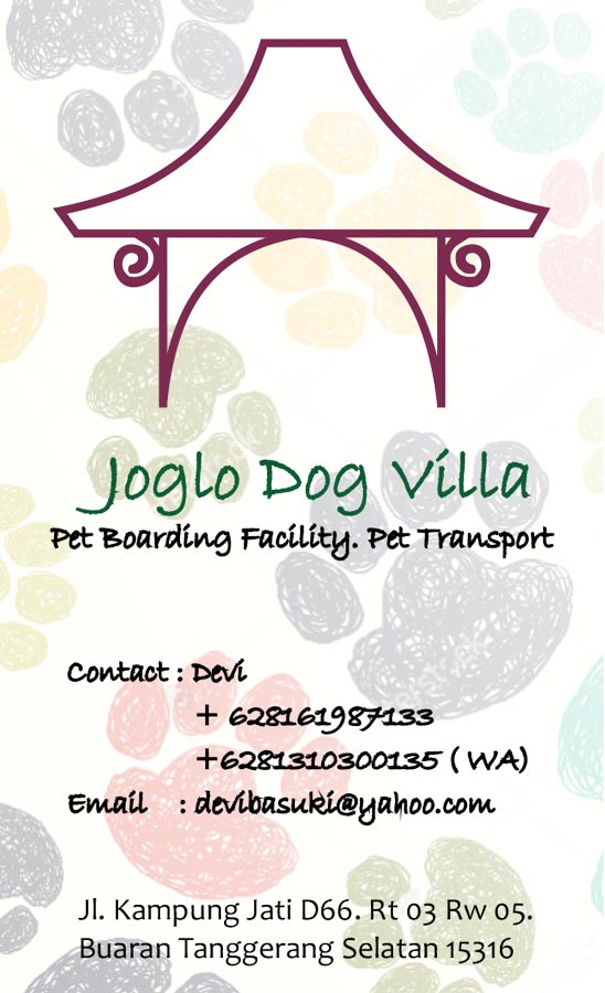 Penitipan Anjing : Joglo Dog Villa