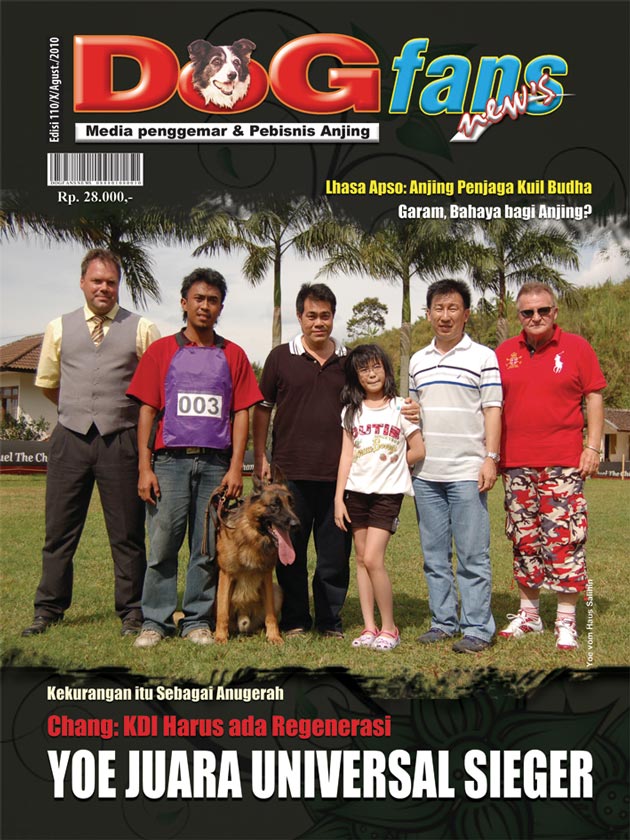 DOGFANS NEWS EDISI 110/AGUSTUS 2010