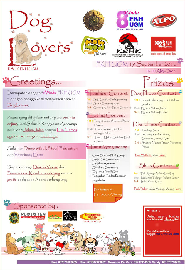 Dog Lovers Gathering 8 Windu FKH UGM