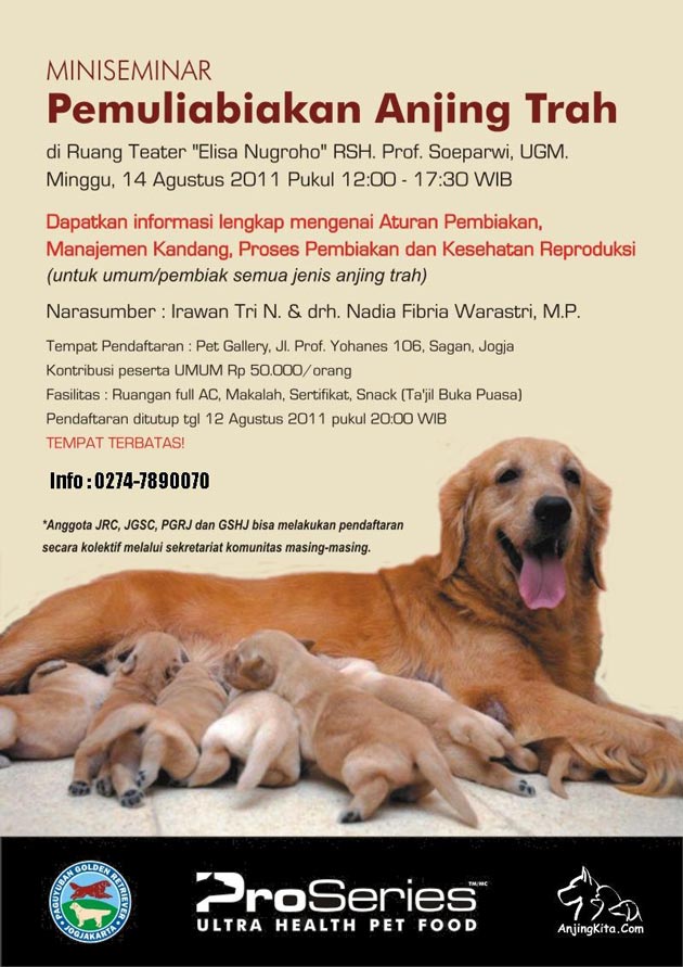 Seminar Pemuliabiakan Anjing Trah