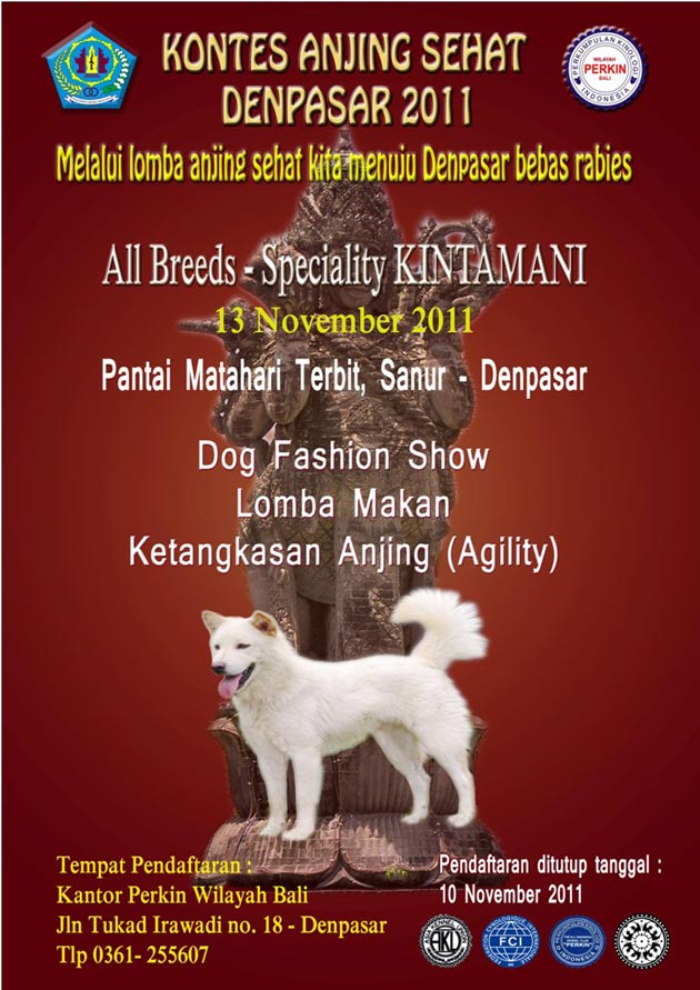 Kontes Anjing Sehat Denpasar 2011