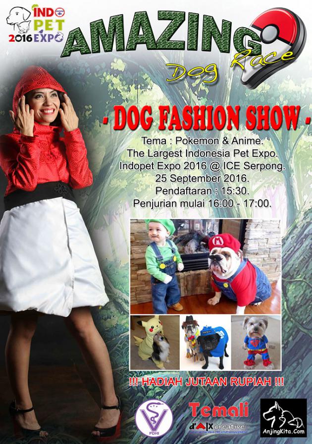 Dog Fashion Show - Tema : Pokemon & Anime
