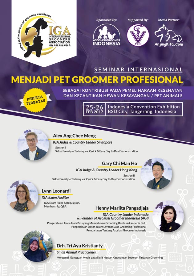 Seminar Menjadi Pet Groomer Profesional
