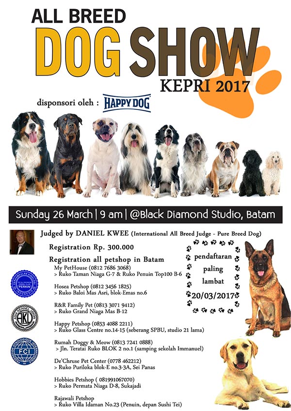 Dog Show All Breed Kepri 2017
