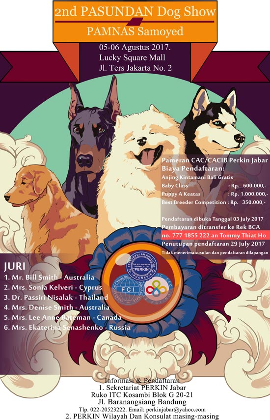 Pameran Anjing : 2nd Pasundan Dog Show