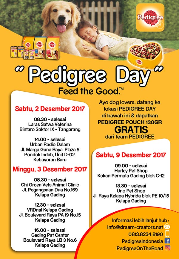 Pedigree Day GRATIS Pedigree Pouch 130 Gram