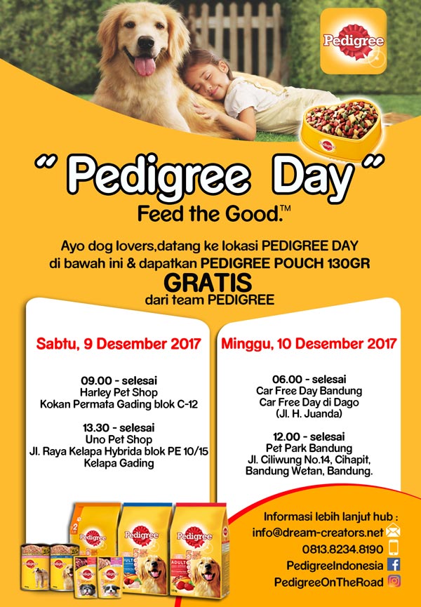 Pedigree Day GRATIS Pedigree Pouch 130 Gram