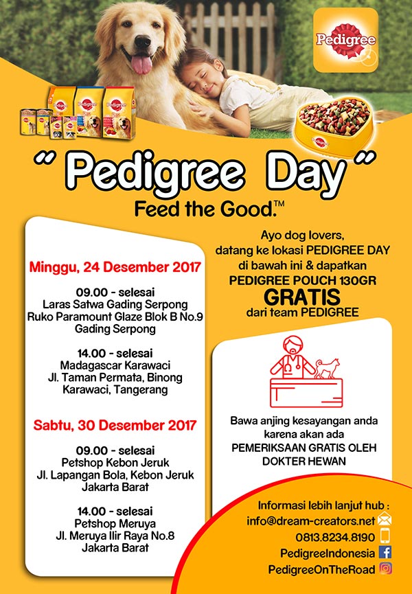 Pemeriksaan Dokter Hewan & Dog Food GRATIS