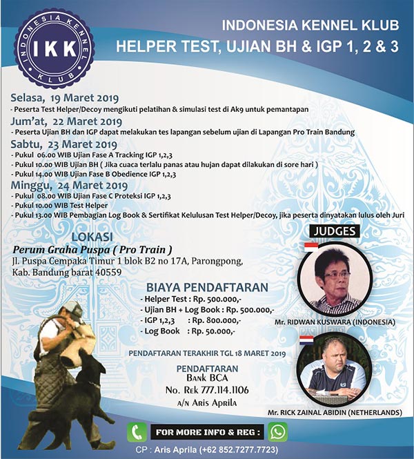 Helper Test, Ujian BH & IGP