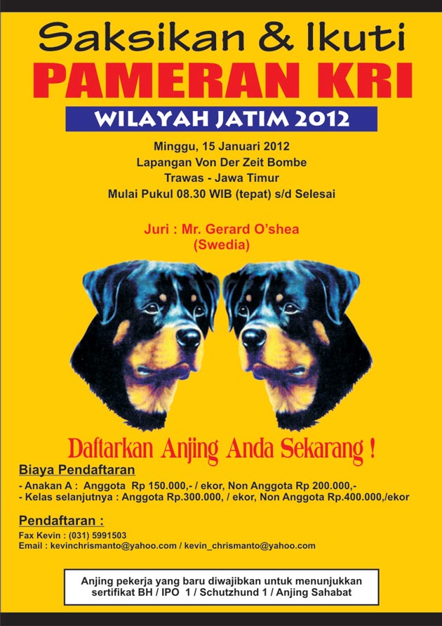 Pameran Rottweiler Jatim 2012
