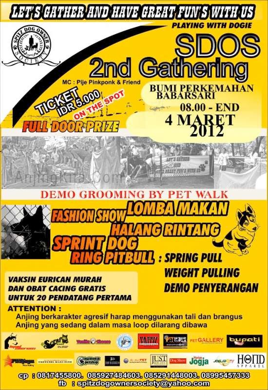 Spitz Dog Owner Society 2nd Gathering