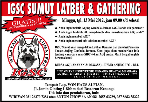 Latber & Gathering Pecinta Herder Sumatera Utara