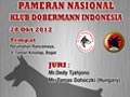 Pameran Nasional Klub Dobermann Indonesia 2012