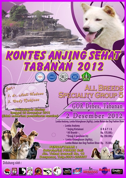 Kontes Anjing Sehat Tabanan 2012