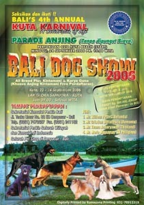 Stand Pedigree Di Bali Dog Show 2006