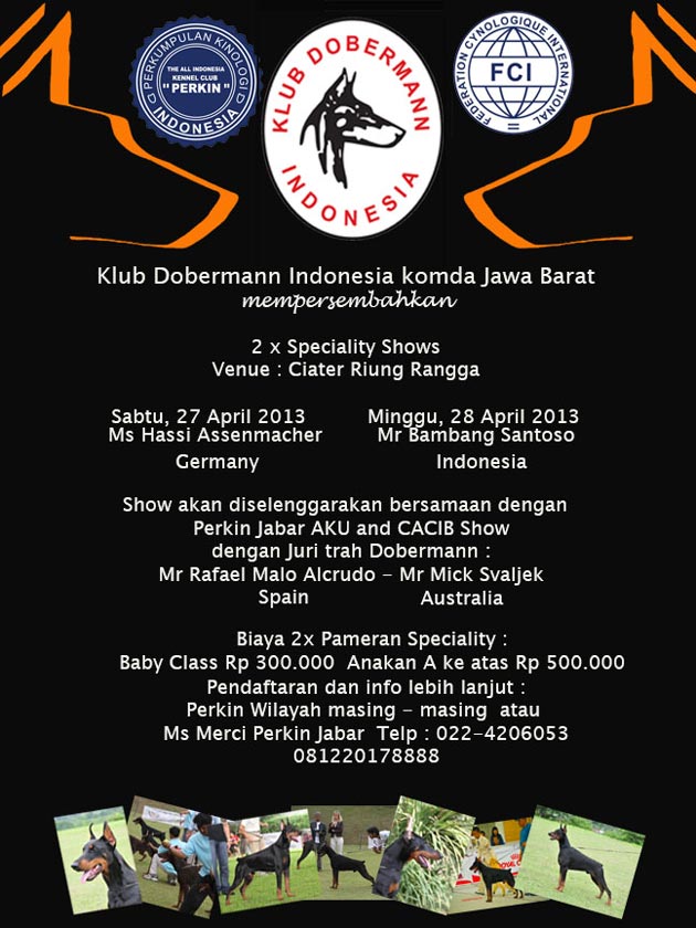 Dobermann Speciality KDI Komda Jabar