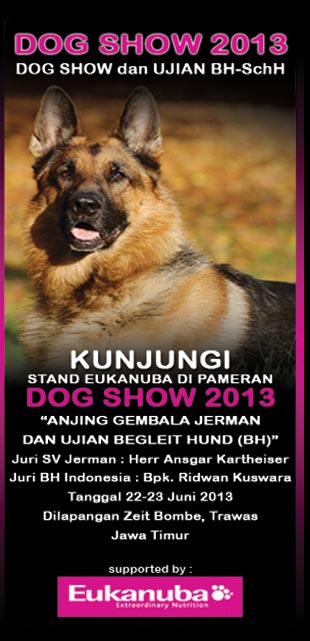 Stand Eukanuba di Dog Show 2013 Herder