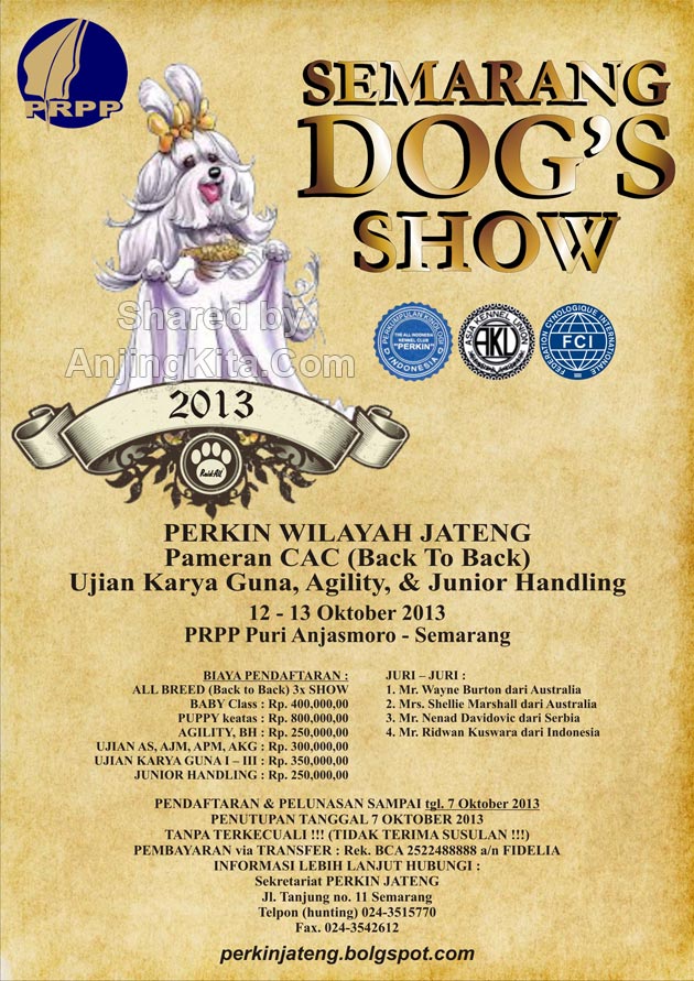 Semarang Dog Show 2013