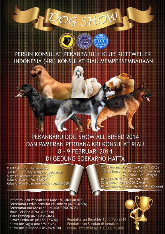 Pameran Anjing Pekanbaru 2014