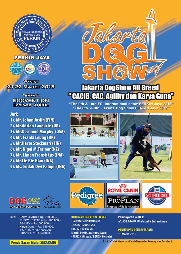The 1st Jakarta Dog Show 2015