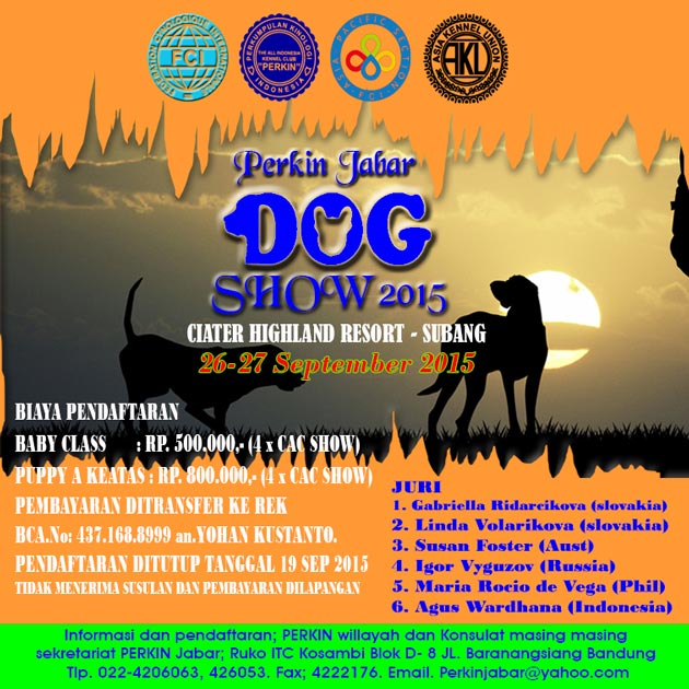 Pameran Anjing Perkin Jabar 4x CAC