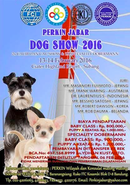 Pameran Anjing Perkin Jabar 2016