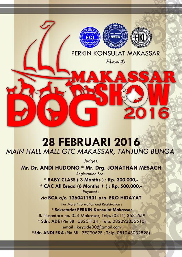 Makassar Dog Show 2016