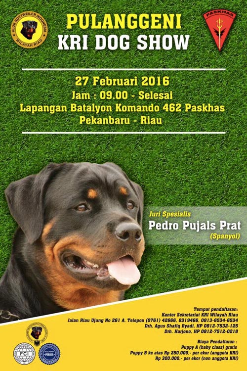 KRI Riau Dog Show 2016