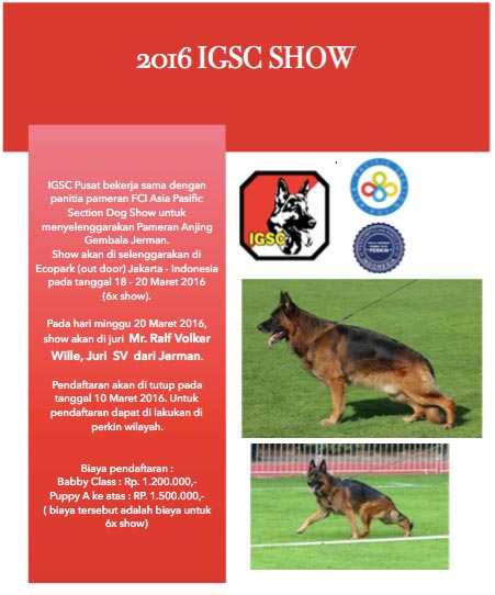 Pameran Anjing Herder - IGSC Show 2016