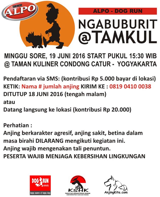 ALPO - DOG RUN Ngabuburit @ Tamkul Yogya