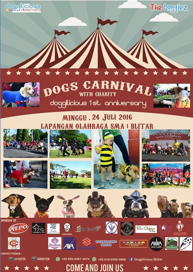 Serunya Acara Dogs Gathering Kota Blitar