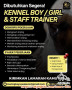 Lowongan kerja kennel boy/girl, Tangerang/Bali